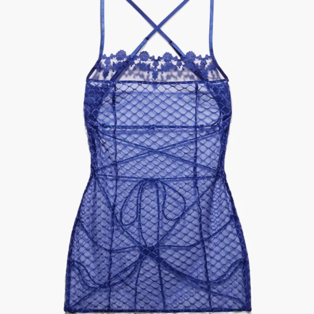 Savage X Fenty Baroque Bondage Backless Slip - Picture 13 of 16